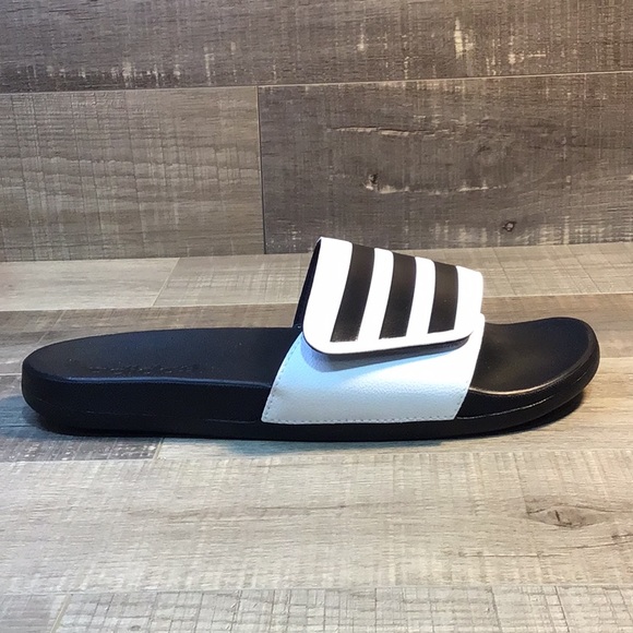 Adidas - Adilette Comfort ADJ Slides - Picture 2 of 6
